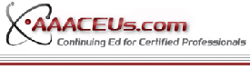 Online continuing ed for certified professionals